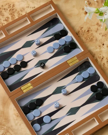 Lacquered Backgammon